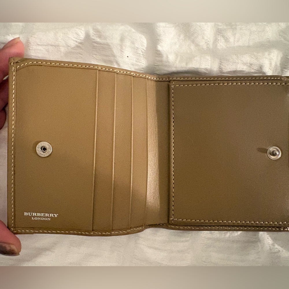Burberry Pink and Brown Checkered Wallet - Picture 2 of 6